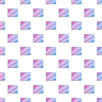 Seamless pattern of colorful geometric screens Ilustración de archivo