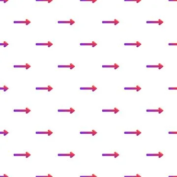 Seamless pattern with colorful gradient arrows pointing right Illustrazione stock