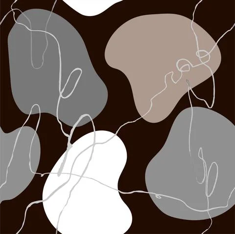 Seamless pattern with colorful hand draw abstract elements, doodles Stockillustratie