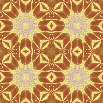 Seamless pattern with colorful leaves Stock Illustration