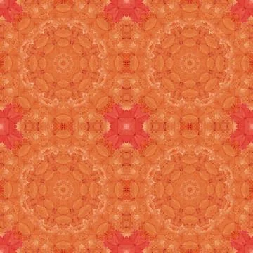 Seamless pattern with colorful leaves Stock Illustration