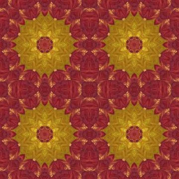 Seamless pattern with colorful leaves Illustrazione stock