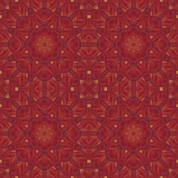 Seamless pattern with colorful leaves Stock Illustration