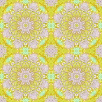 Seamless pattern with colorful leaves Illustrazione stock