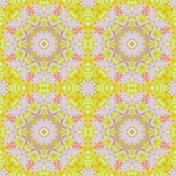 Seamless pattern with colorful leaves Illustrazione stock