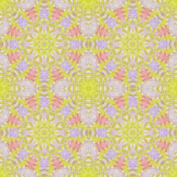 Seamless pattern with colorful leaves Stock Illustration