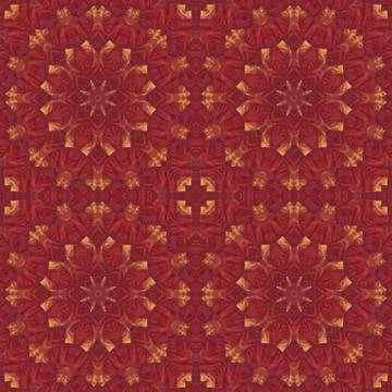 Seamless pattern with colorful leaves Stock Illustration