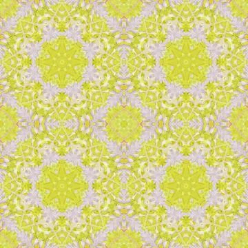 Seamless pattern with colorful leaves Illustrazione stock