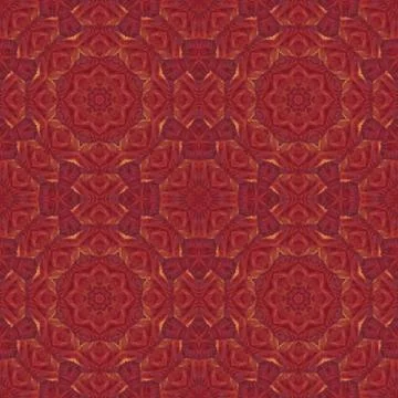 Seamless pattern with colorful leaves Stock Illustration