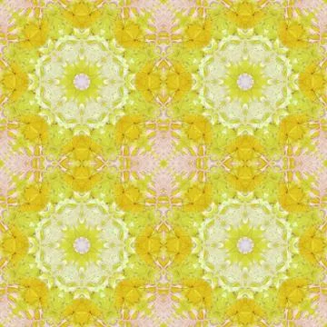 Seamless pattern with colorful leaves 스톡 일러스트