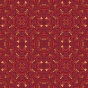 Seamless pattern with colorful leaves Stock Illustration