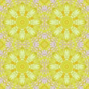 Seamless pattern with colorful leaves Stock Illustration