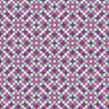 Seamless pattern with colorful mosaic Stock Illustration