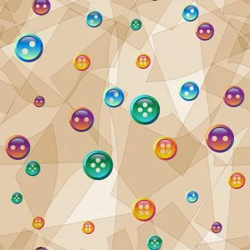 Seamless pattern of colorful patterns to sew. Sewing abstract background イラスト素材