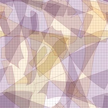 Seamless pattern of colorful patterns to sew. Sewing abstract background. Stock Illustration