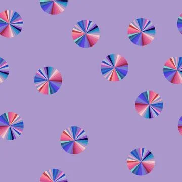 Seamless pattern Colorful radial spectrum creating vibrant abstract backgroun Stock Illustration