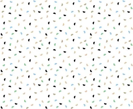 Seamless Pattern Colorful Semicircles Stock Illustration