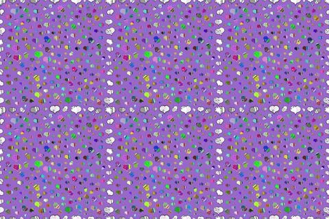 Seamless pattern colorful summer style label illustration with nice elements. Ra Stock Illustration