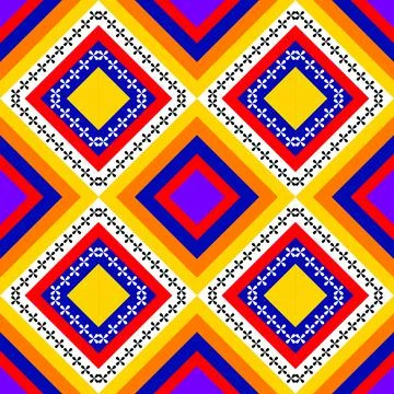 Seamless pattern Colorful vector illustration Stock Illustration