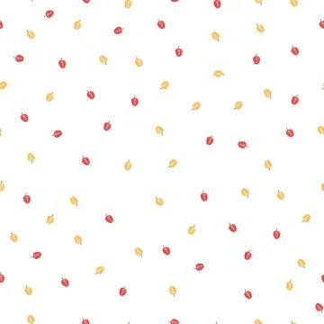 Seamless pattern with colorful vegetables. Hand drawn vector illustration Stock Illustration