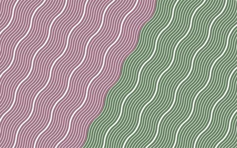 Seamless pattern with colorful wavy lines. Vector illustration. Stock Illustration