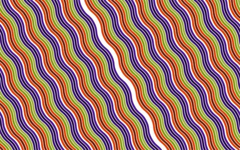 Seamless pattern with colorful wavy lines. Vector illustration. Stock Illustration