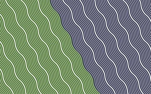Seamless pattern with colorful wavy lines. Vector illustration. Stock Illustration