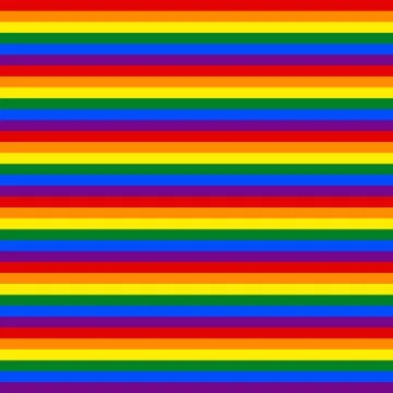 Seamless pattern in colors LGBT rainbow flag Illustrazione stock