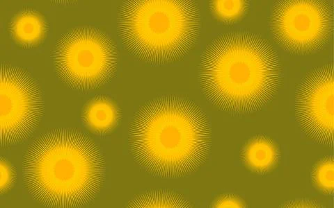 Seamless pattern coltsfoot graphic Stock Illustration