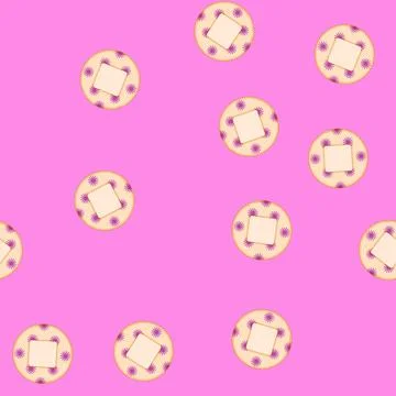 Seamless pattern comfort kid plaster cartoon vector Ilustración de archivo