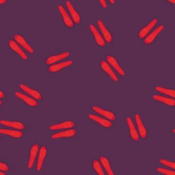 Seamless pattern comfortable electric heated insoles cartoon vector 스톡 일러스트