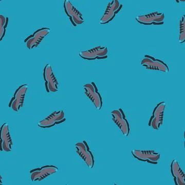 Seamless pattern comfortable hiking boots male cartoon vector Stock Illustration