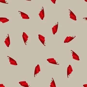 Seamless pattern comfortable man slippers cartoon vector 库存插图