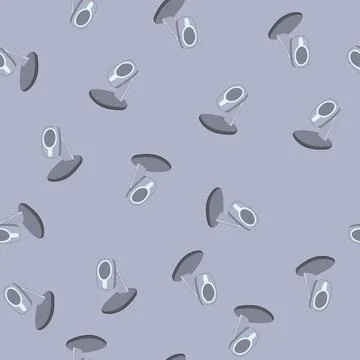 Seamless pattern compact charging pad wireless cartoon vector Stock Illustration