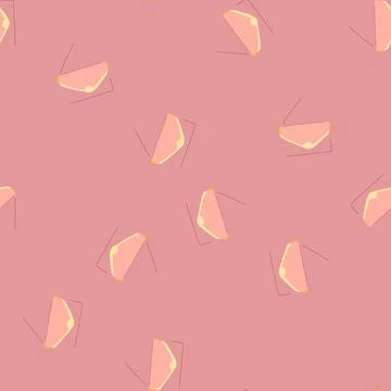 Seamless pattern compact clutch bag cartoon vector Illustrazione stock