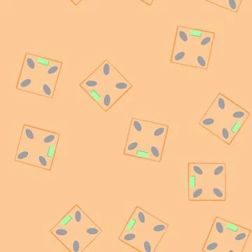 Seamless pattern comparison weigh scales cartoon vector Stockillustratie