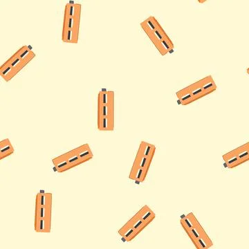 Seamless pattern computer usb hub cartoon vector Stock Illustration