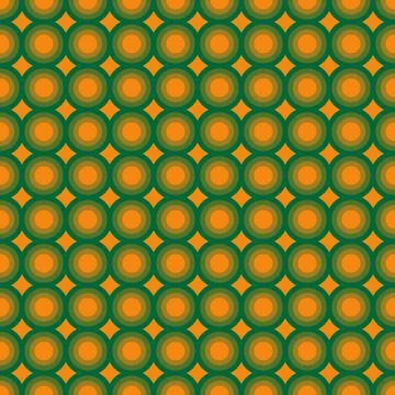 Seamless pattern with concentric circles Illustrazione stock