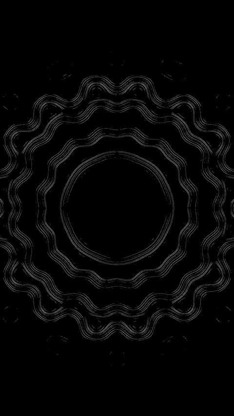 Seamless pattern of concentric circles for vj loops and screensavers Stock-Footage 321564624