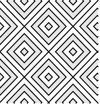 Seamless Pattern, Concentric Squares, Tiles Stock Illustration