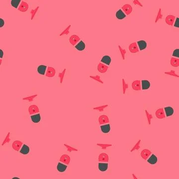 Seamless pattern concert microphone music cartoon vector Stock Illustration
