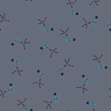 Seamless pattern concert microphone stand cartoon vector イラスト素材