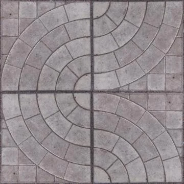 Seamless pattern of concrete squared tiles. Stock Photos