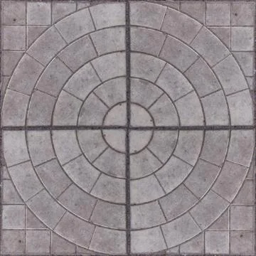 Seamless pattern of concrete squared tiles. Stock Photos