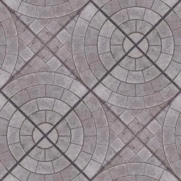 Seamless pattern of concrete squared tiles. Stock Photos