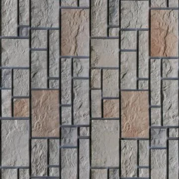 Seamless pattern of concrete tile Stock Photos