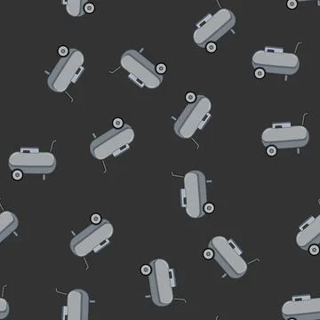 Seamless pattern condition vacuum pump cartoon vector 스톡 일러스트