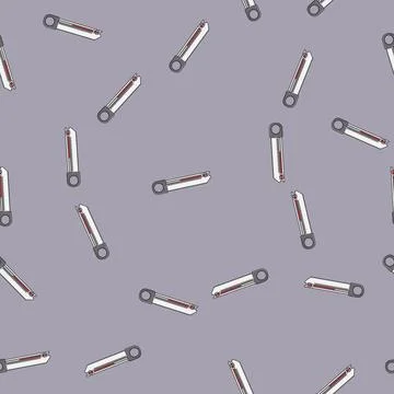Seamless pattern confectionery candy thermometer cartoon vector Stock Illustration