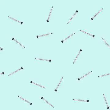 Seamless pattern confectionery candy thermometer cartoon vector Stock Illustration