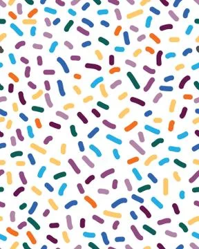 Seamless pattern with confetti Stock Illustration